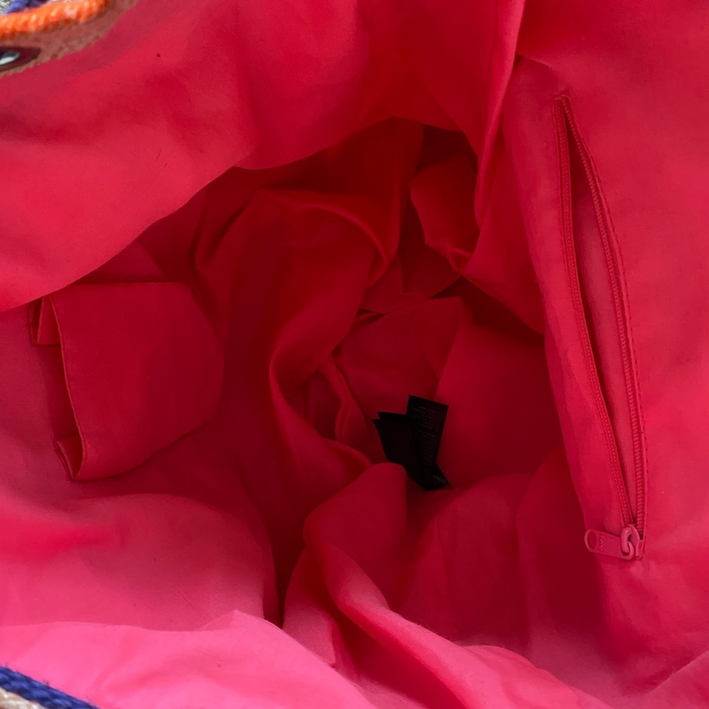 Pink Hippie Drawstring Backpack - image 5